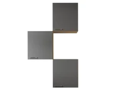 New Respekta Küchenmöbel-Set 8 Merle 100 cm Grau