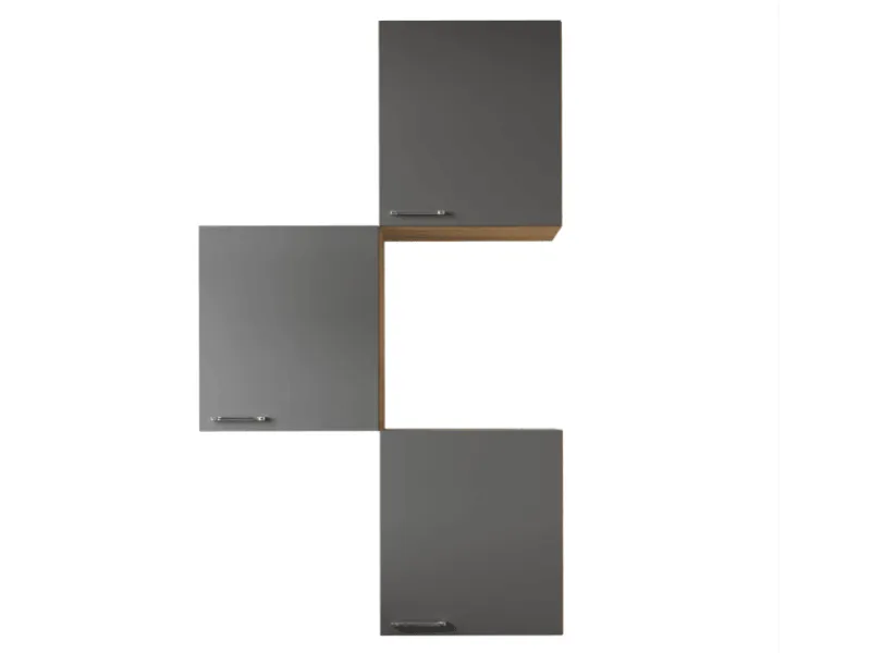 New Respekta Küchenmöbel-Set 8 Merle 100 cm Grau