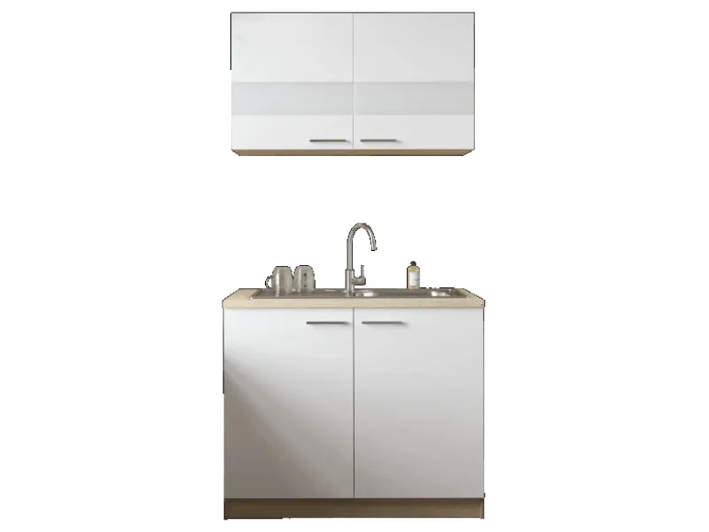 Respekta Küchenmöbel-Set 1 Merle 100 cm< Miniküchen|Einbauküchen