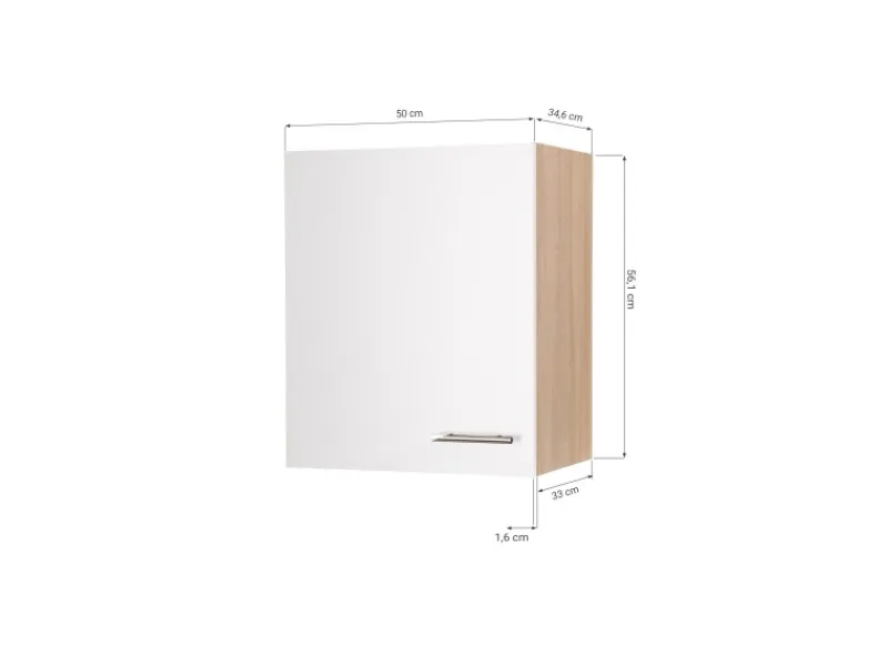 Respekta Einbauküchen|Küchenschränke<Küchen-Oberschrank Merle 50 cm