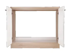 Respekta Küchen-Spülenunterschrank Merle 100 cm Weiß