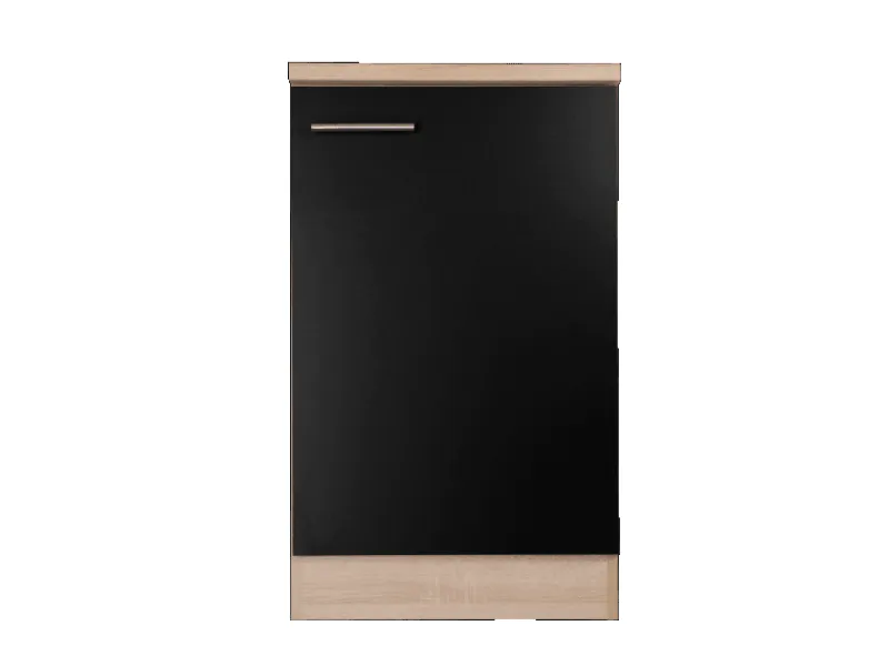 Outlet Respekta Küchen-Spülenunterschrank Merle 50 cm Schwarz