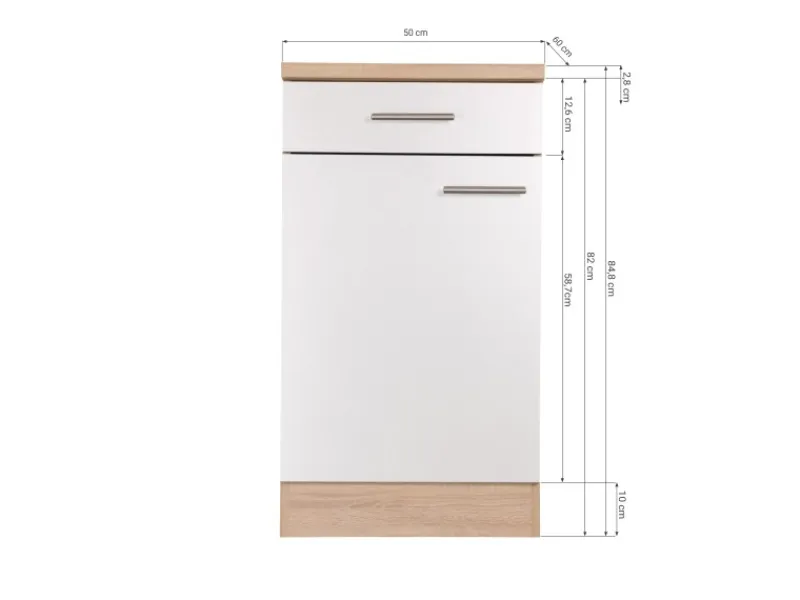 Respekta Küchen-Unterschrank Merle 50 cm< Küchenschränke