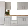 Respekta Küchenzeile Anton LBBERP270LHWC ohne E-Geräte 270 cm Lärche Weiß< Einbauküchen