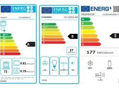 Clearance Respekta Küchenzeile KB330EYGMIGKE 330 cm Grau Seidengl.-Eiche York Nachbildung Grau Seidenglanz