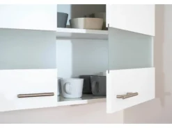 Discount Respekta Küchenzeile KB240WW 240 cm Weiß