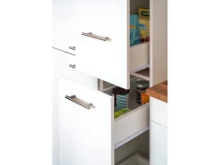 Discount Respekta Küchenzeile KB240WW 240 cm Weiß