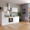 Respekta Küchenzeile KB250WW 250 cm Weiß< Kochfelder|Herde