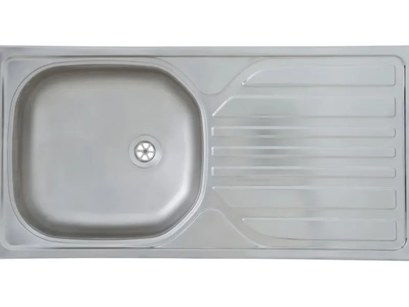 Best Respekta Küchenzeile KB180WWBG 180 cm Weiß-Beton Optik