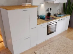 Discount Respekta Küchenzeile KB310WWC 310 cm Weiß