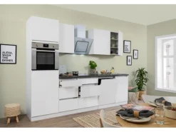 Respekta Premium Einbauküchen|Küchenschränke<Respekta Küchenzeile ohne E-Geräte 280 cm Grifflos