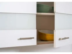 Respekta Einbauküchen|Küchenschränke<Küchenzeile ohne E-Geräte LBKB270ESW 270 cm -Eiche Sonoma Sägerau
