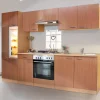 Respekta Küchenzeile ohne E-Geräte und Arbeitsplatte KLB270BBOA 270 cm Buche NB< Einbauküchen|Küchenschränke