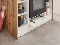 Respekta Inselhauben|Kücheninseln<Landhaus Inselküche Anton 310 cm Lärche Weiß