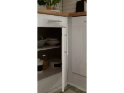 Respekta L-Küchenzeile Anton LBBERPL280LHWC ohne E-Geräte 280 cm Lärche Weiß< Winkelküchen|Einbauküchen