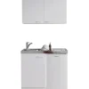 Respekta Miniküche MK130WOSCSV 130 cm Weiß< Miniküchen|Kühlschränke