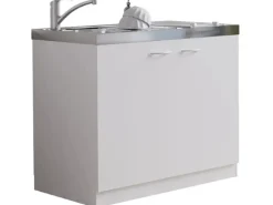 Online Respekta Miniküche Pantry100 ohne Kühlschrank Weiß
