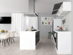 Respekta Premium Inselhauben|Kücheninseln<Inselküche 310 cm -Weiß