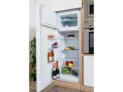 Discount Respekta Premium Küchenzeile Grifflos 335 cm Weiß Hochglanz-Eiche Sägerau Hochglanz Weiß