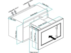 Respekta Premium Küchenzeile GLRP395HESGGKEOES Grifflos 395 cm Grau Eiche NB< Kühlschränke|Kochfelder