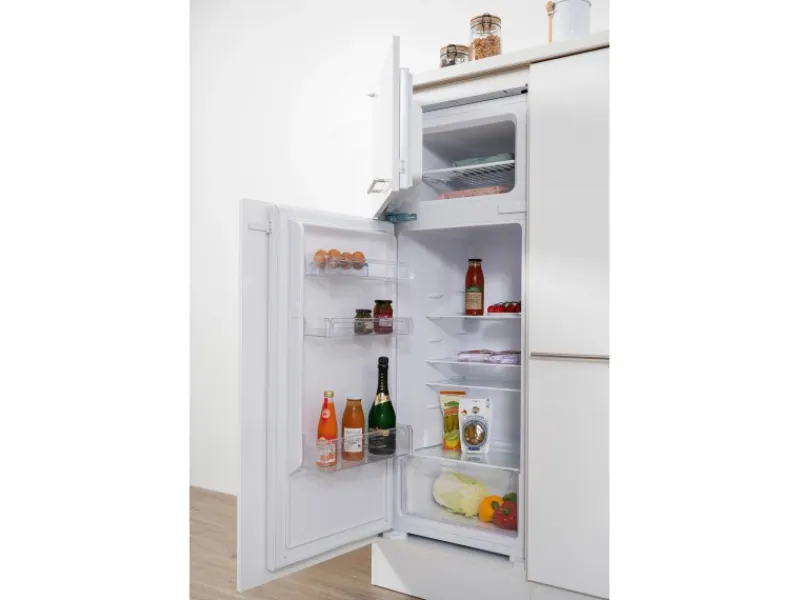 Respekta Premium Winkelküchen|Kühlschränke<Winkelküche RP290WGC 290 x 200 cm Grau Hochglanz-Weiß