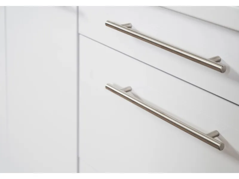 Respekta Premium Winkelküchen|Kühlschränke<Winkelküche RP290WGC 290 x 200 cm Grau Hochglanz-Weiß
