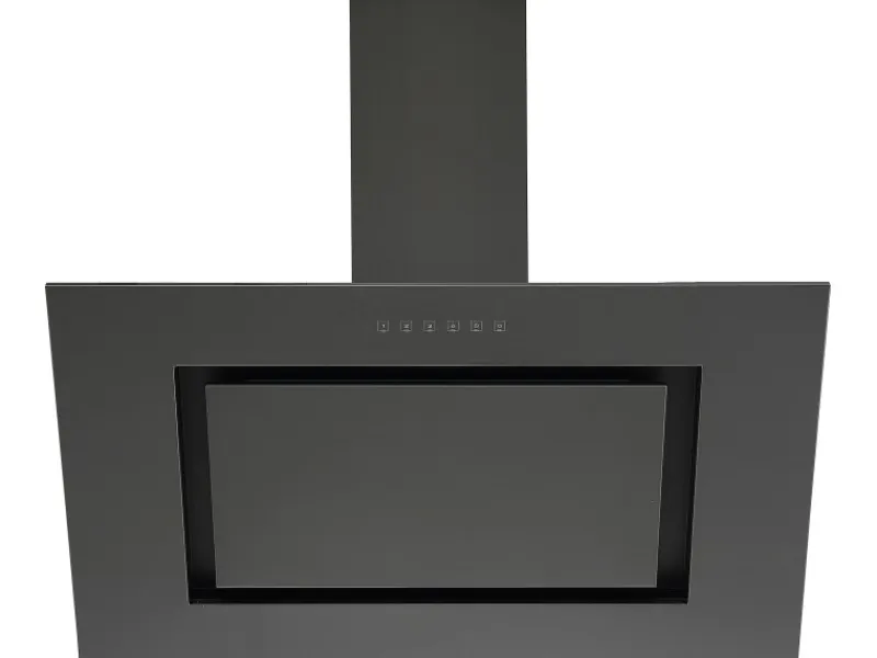 Respekta Schräghaube CH42090BSA 90 cm Black Steel< Kopffreihauben|Dunstabzugshauben-Filter