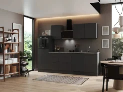 Respekta Kühlschränke<Selection Küchenzeile Elisabeth RS280HGGH 280 cm Grau