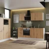 Outlet Respekta Selection Küchenzeile Elisabeth RS370WAH 370 cm Artisan Eiche Nb.-Weiß