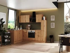 Best Respekta Selection Winkelküche Elisabeth RSL250AAH 250 cm Artisan Eiche Nb.