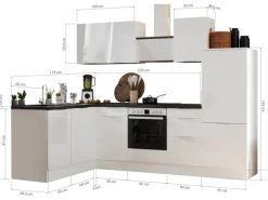 Best Respekta Selection Winkelküche Elisabeth RSL280AAH 280 cm Artisan Eiche Nb.