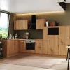 Respekta Winkelküchen<Selection Winkelküche Elisabeth RSL370AAH 370 cm Artisan Eiche Nb.