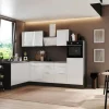 Discount Respekta Selection Winkelküche Elisabeth RSL280HGWH 280 cm Weiß-Grau