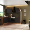 Respekta Selection Winkelküche Elisabeth RSL250AGH 250 cm Grau-Artisan Eiche Nb.< Winkelküchen