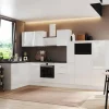 Respekta Selection Winkelküche Elisabeth RSL370WWH 370 cm Weiß< Winkelküchen