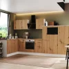 Respekta Winkelküchen<Selection Winkelküche Elisabeth RSL370WAH 370 cm Artisan Eiche Nb.-Weiß
