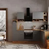 Respekta Winkelküche BEKBL250EGC 250 x 172 cm Grau-Wildeiche Nachbildung< Winkelküchen|Einbauküchen
