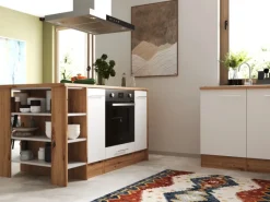 Respekta Inselhauben|Kücheninseln<Winkelküche Hilde 280 x 172 cm Weiß