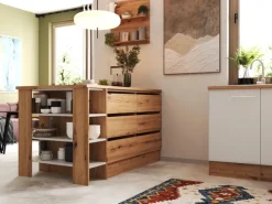 Respekta Kücheninseln|Inselhauben<Winkelküche Hilde 280 x 172 cm mit Kücheninsel Weiß