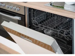 Respekta Winkelküchen|Kühlschränke<Winkelküche KBL310ESWS 310 cm -Eiche Sonoma Sägerau Nachbildung