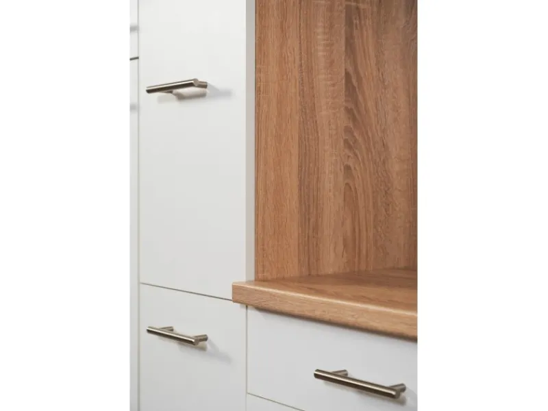 Respekta Winkelküchen|Kühlschränke<Winkelküche KBL310ESWS 310 cm -Eiche Sonoma Sägerau Nachbildung