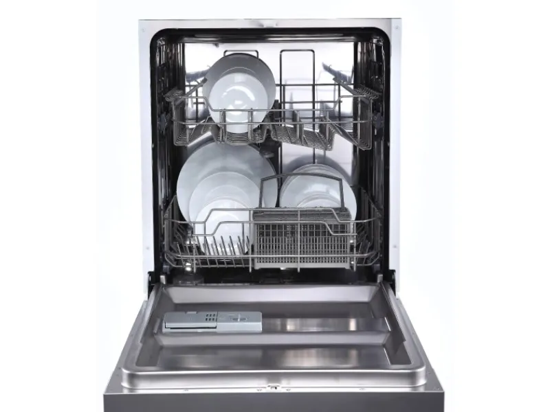Hot Respekta Winkelküche KBL280WWCGKEG 280 x 172 cm Weiß-Butcher Nussbaum