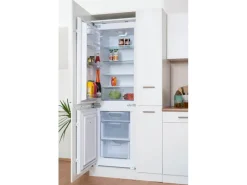 Hot Respekta Winkelküche KBL280WWCGKEG 280 x 172 cm Weiß-Butcher Nussbaum