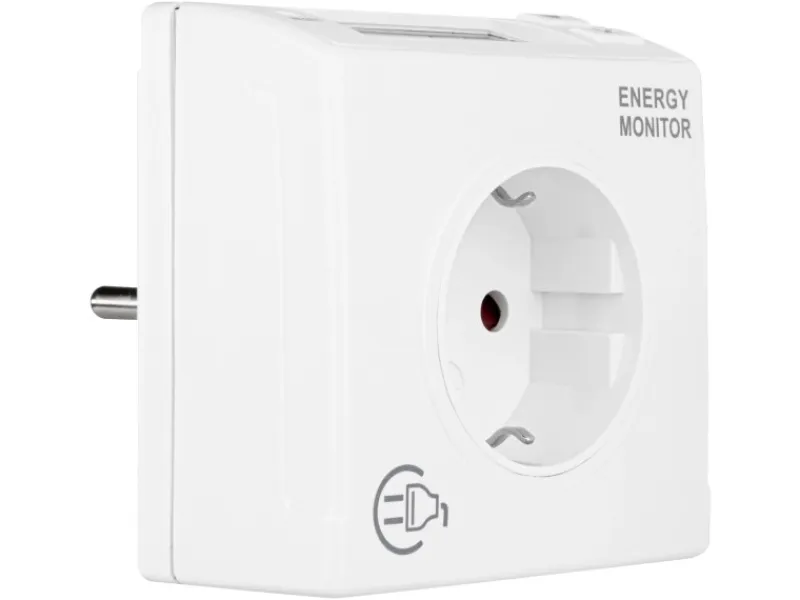 Online REV Ritter Energiemessgerät Digital Quadratisch Weiß