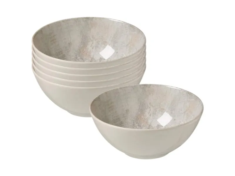 Ritzenhoff & Breker Cecina Müslischalen 16 cm 6er Set Perle< Geschirr