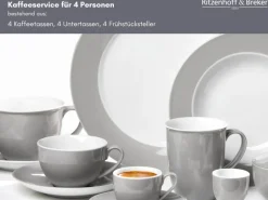 Clearance Ritzenhoff & Breker Doppio Kaffeeservice 12-teilig Gelb