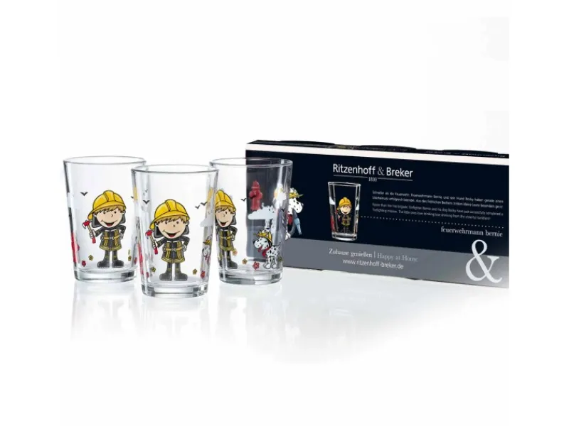 Discount Ritzenhoff & Breker Feuerwehrmann Bernie Kinderbecher Set 3-teilig