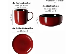 Ritzenhoff & Breker Gambia Frühstücks-Set 12-teilig< Geschirr