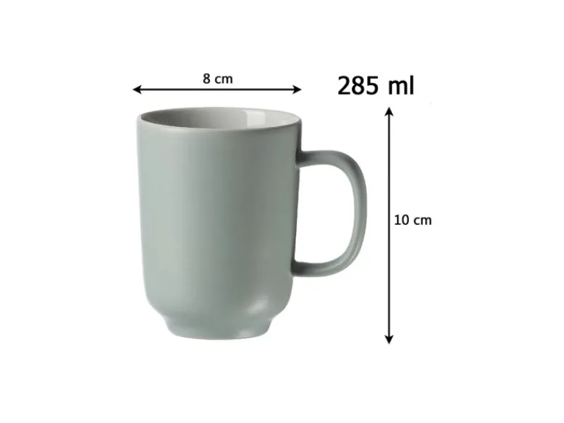 Ritzenhoff & Breker Jasper Kaffeebecher 285 ml 6er Set Mint< Geschirr