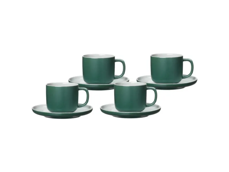 Ritzenhoff & Breker Jasper Kaffeetasse mit Untertasse 240 ml 4er Set< Geschirr